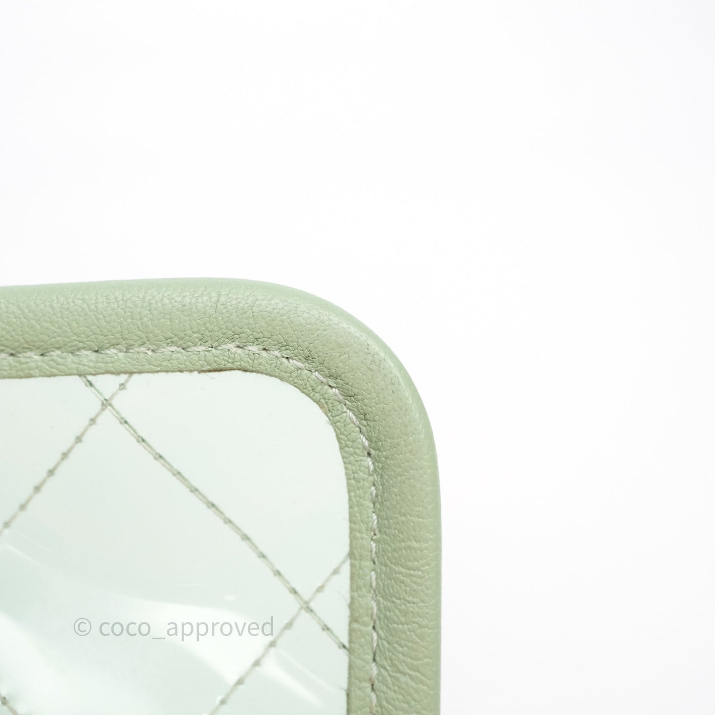 Chanel Coco Splash PVC Mini Flap Bag Blue/Green/Pink Silver Hardware