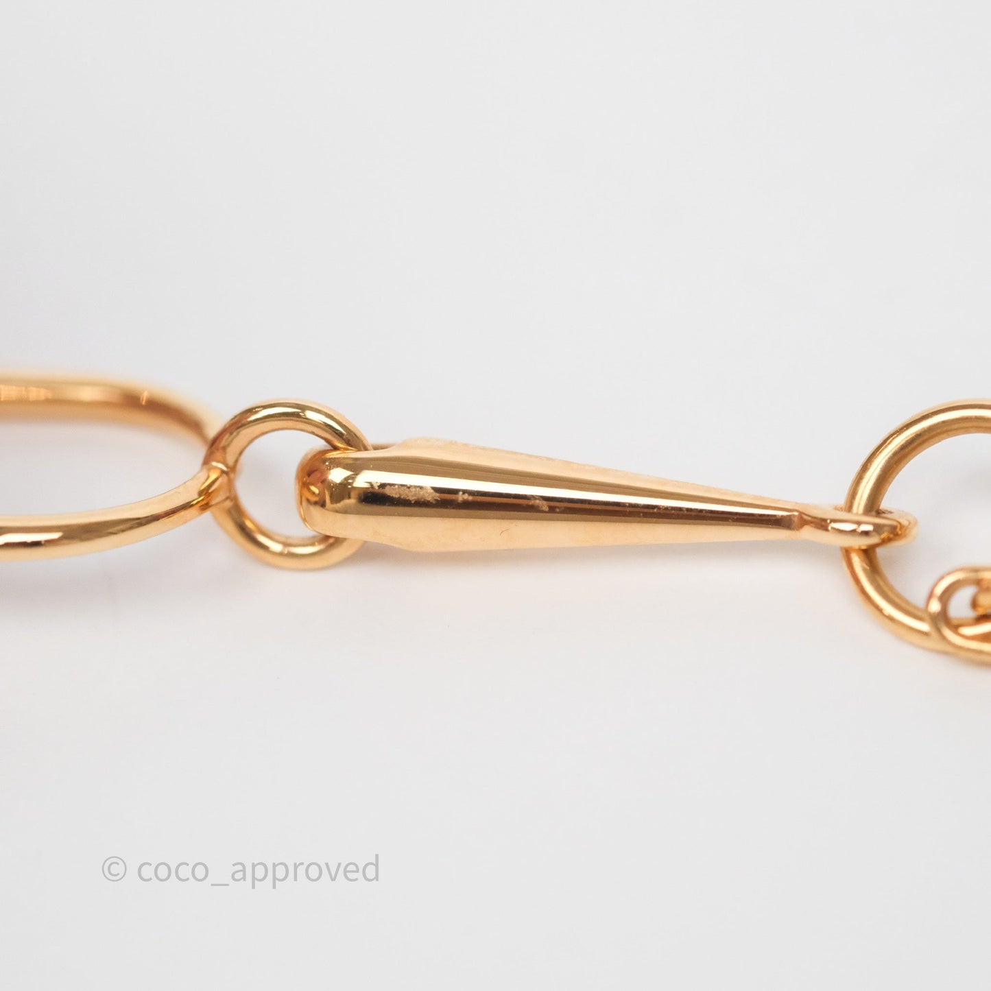 Hermès Heritage Equestre Pendant PM Mauve Pâle 09 Rose Gold Tone