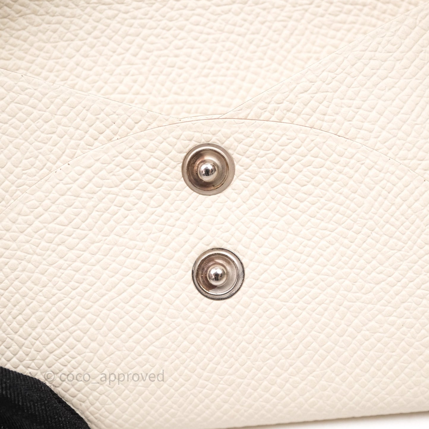 Hermès Calvi Duo Compact Card Holder Beton 8L Epsom