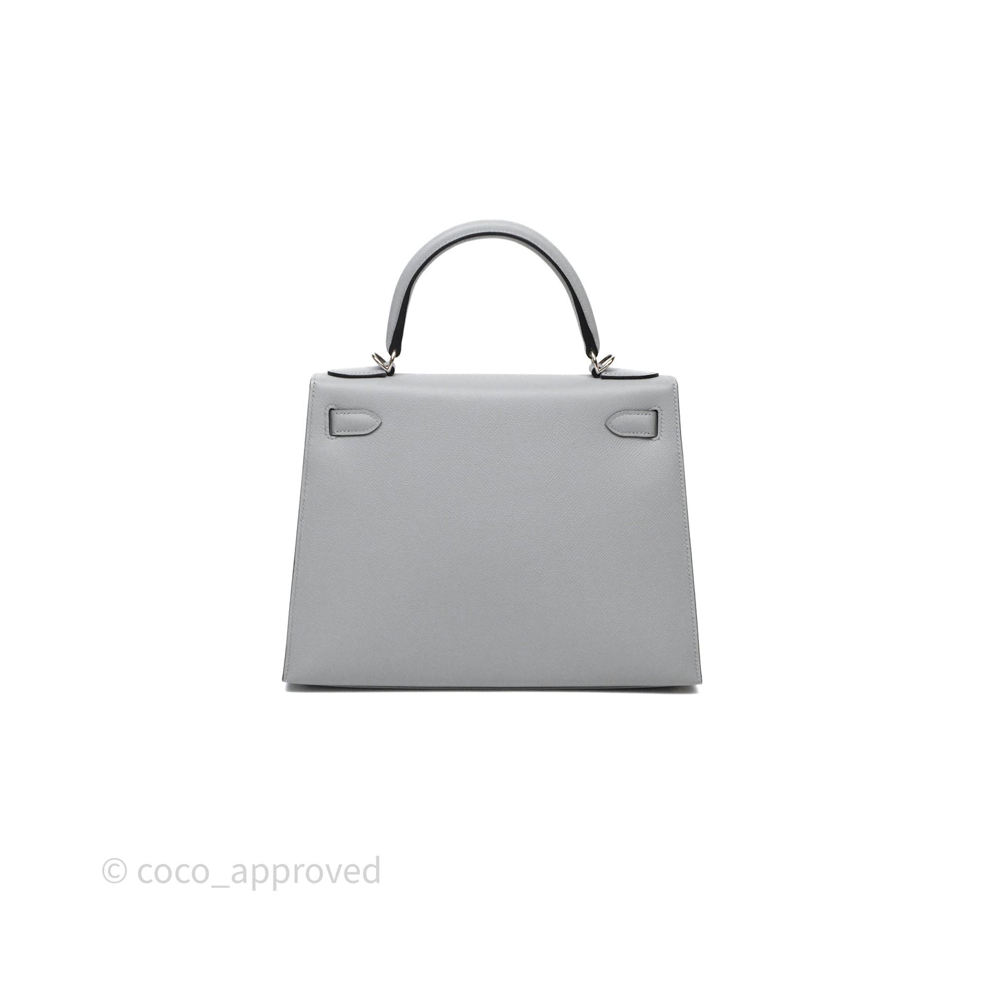 Hermès Kelly 28 Bleu Glacier 8U Epsom Palladium Hardware