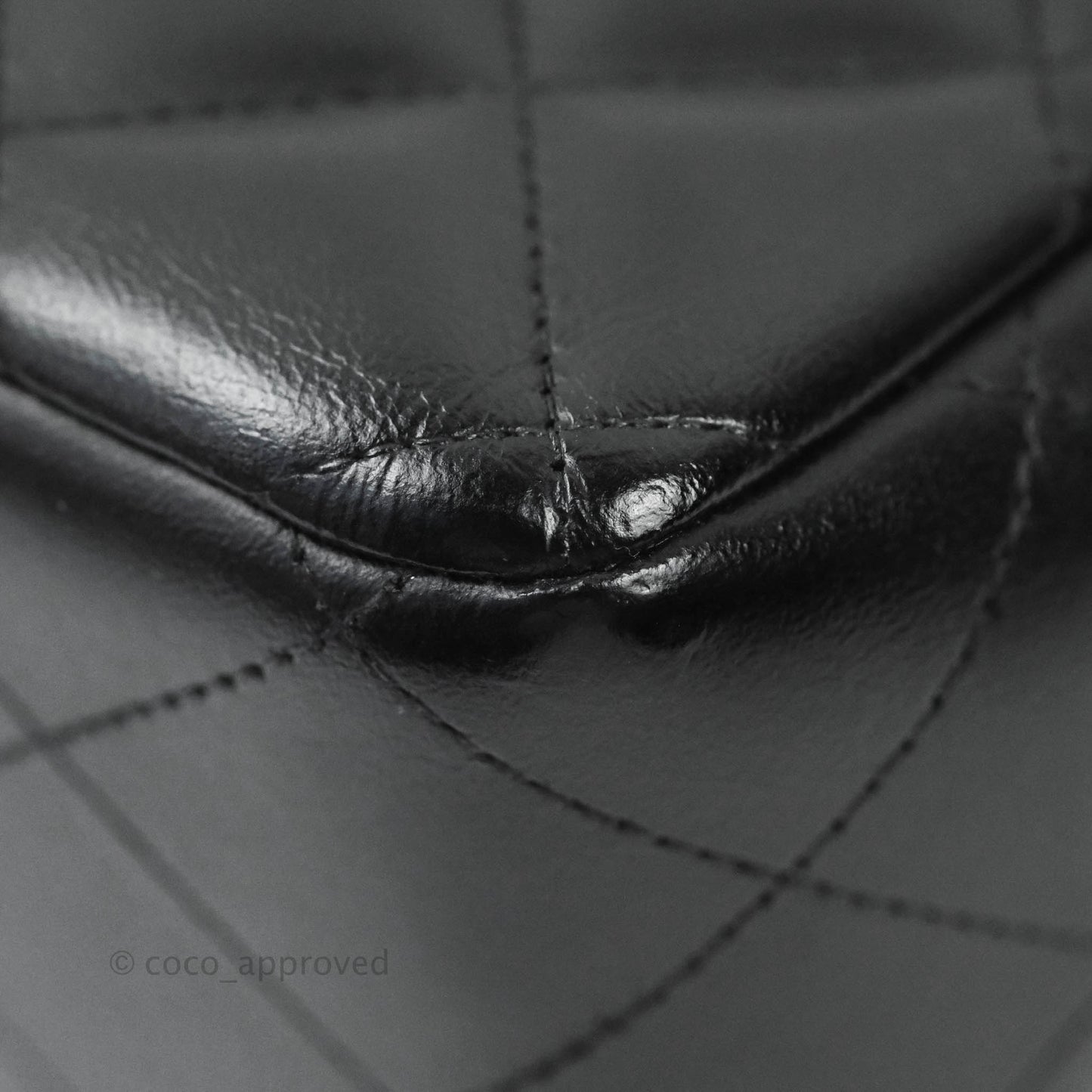 Chanel Jumbo Double Flap Black Lambskin Silver Hardware⁣⁣