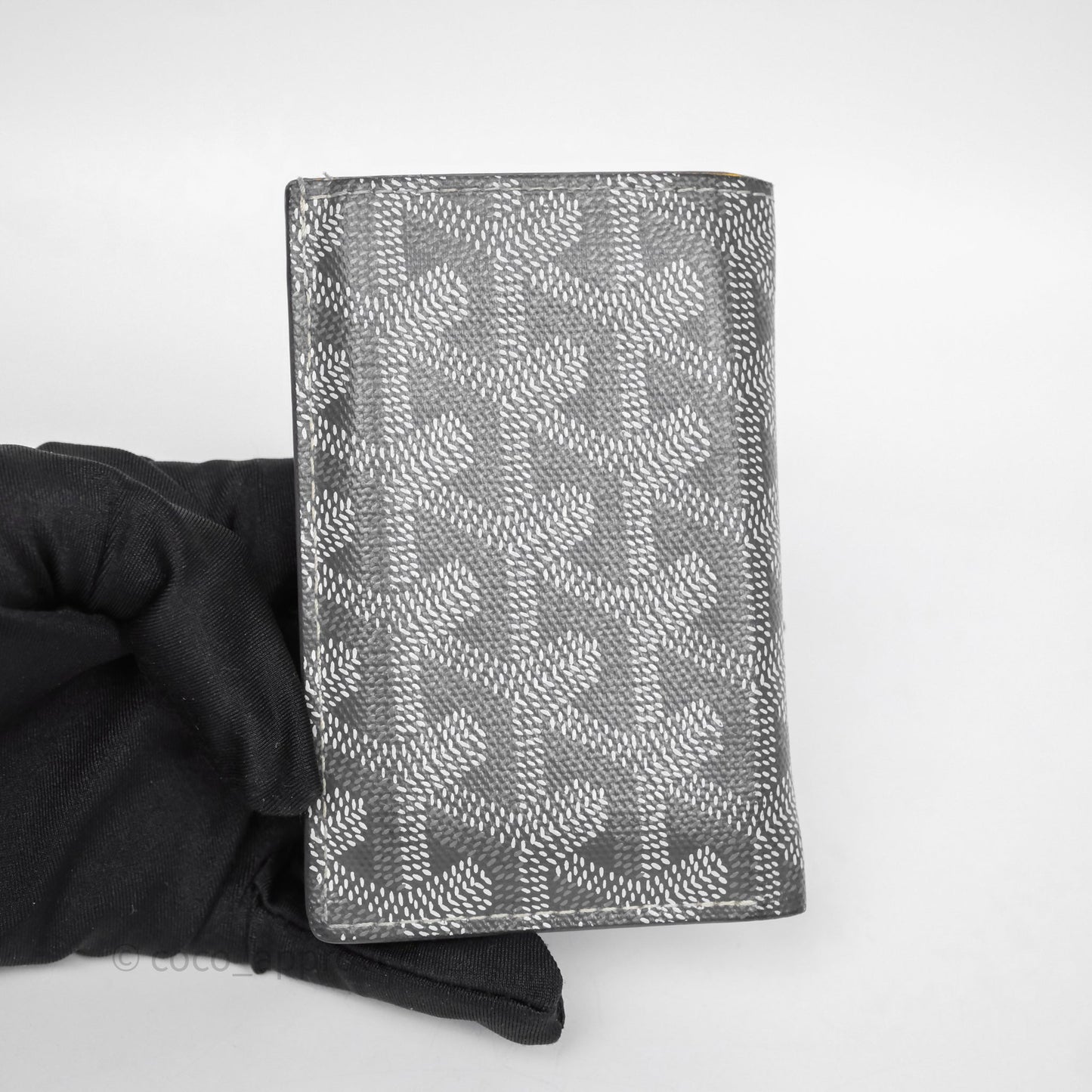 Goyard Saint Pierre Card Wallet Grey Goyardine