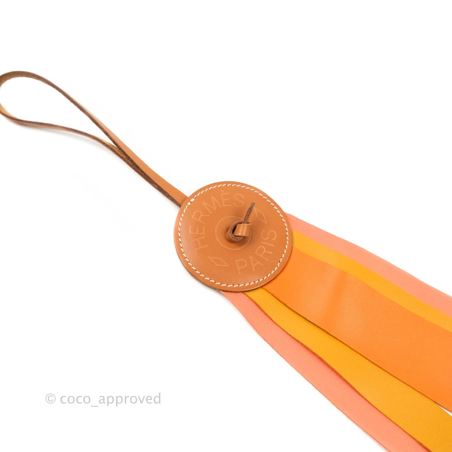 Hermès Paddock Flot Leather Bag Charm