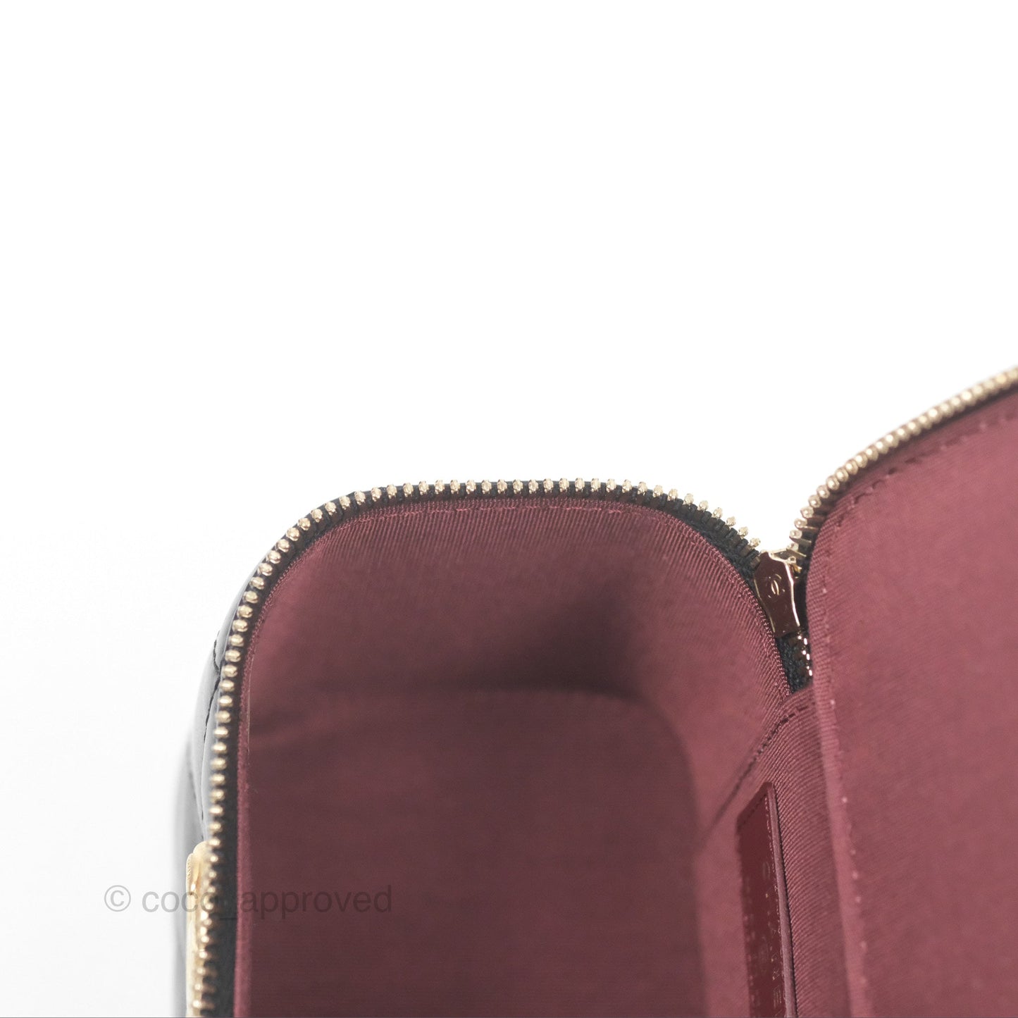 Chanel Quilted Mini Perfect Fit Vanity With Chain Black Calfskin Aged Gold Hardware 21A