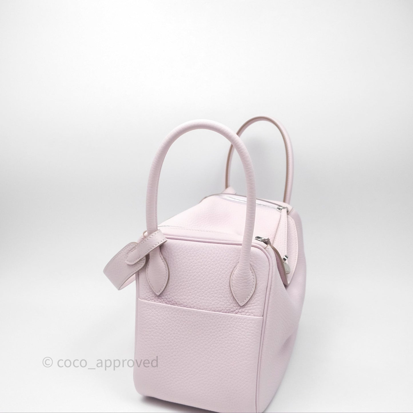 Hermès Lindy 26 Mauve Pale 09/Nata I2 Clemence Palladium Hardware