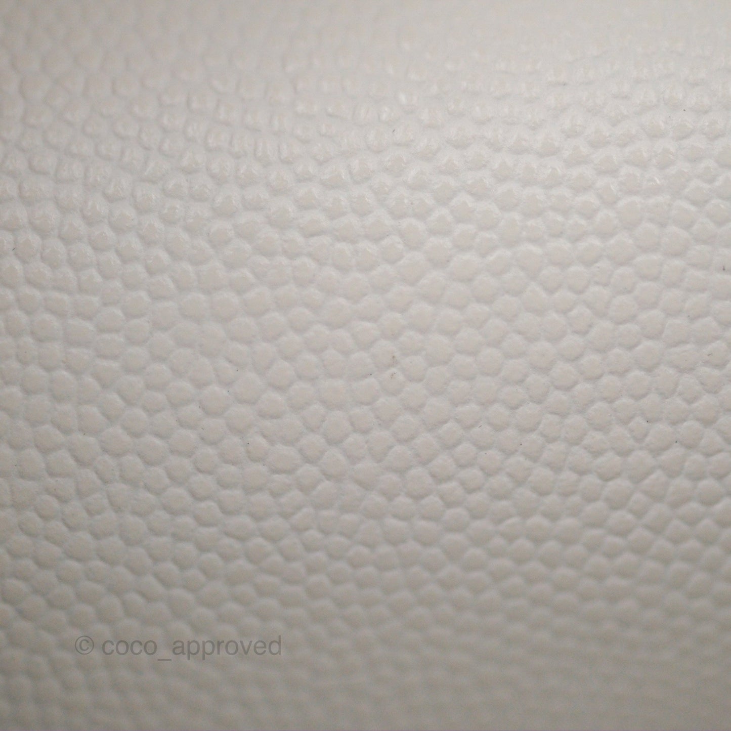 Chanel Classic M/L Medium Flap Quilted White Caviar Gold Hardware