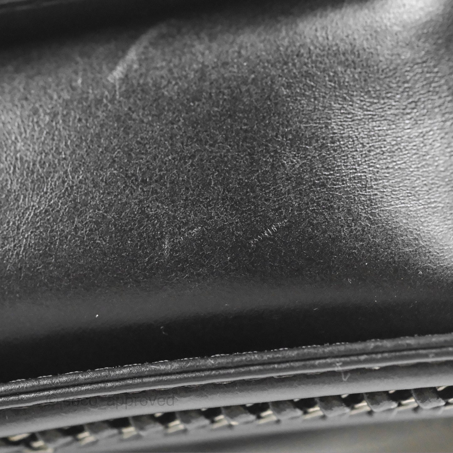 Chanel Small Chain Around Top Handle Boy Black Calfskin Ruthenium Hardware