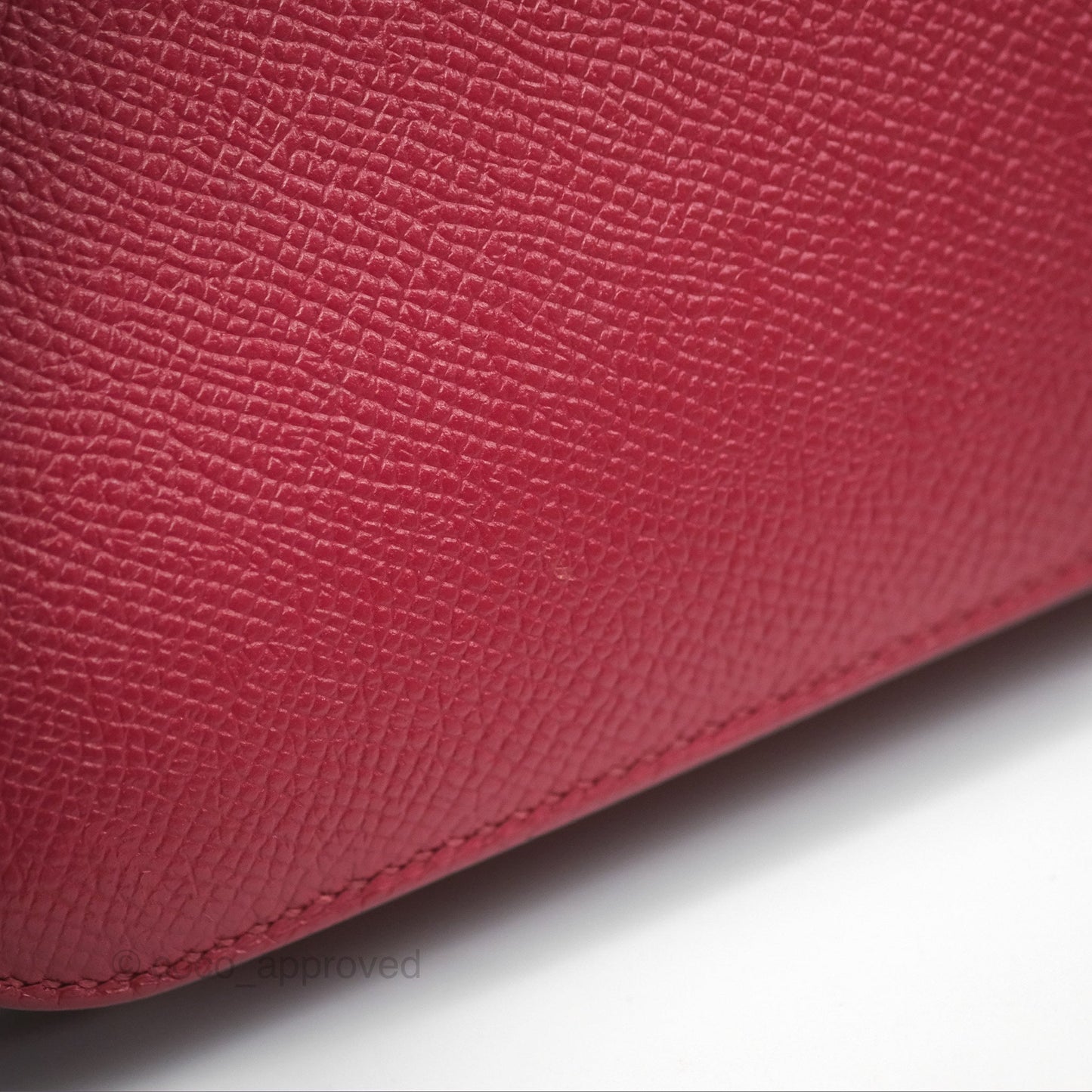 Hermès Constance Mini 18cm Rouge Grenat K1 Epsom Gold Hardware