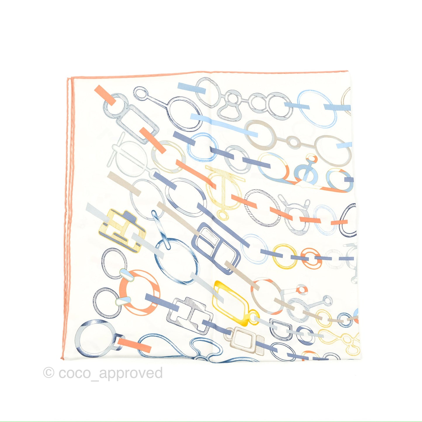 Hermès Do Re Boucles Scarf 90