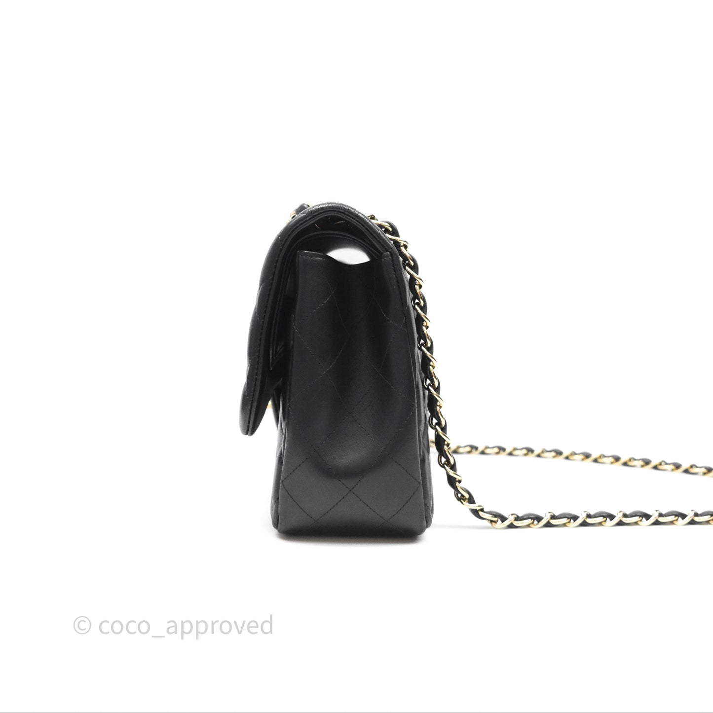 Chanel Jumbo Double Flap Black Lambskin Gold Hardware