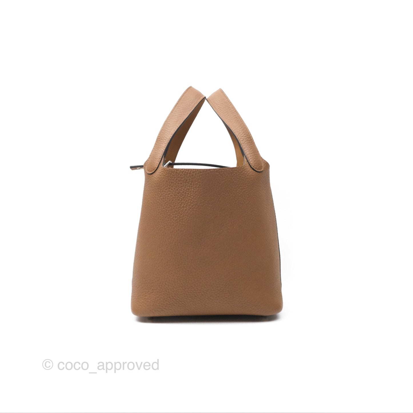 Hermès Picotin Lock 18 Alezan 3G/ Biscuit 48 Clemence Palladium Hardware