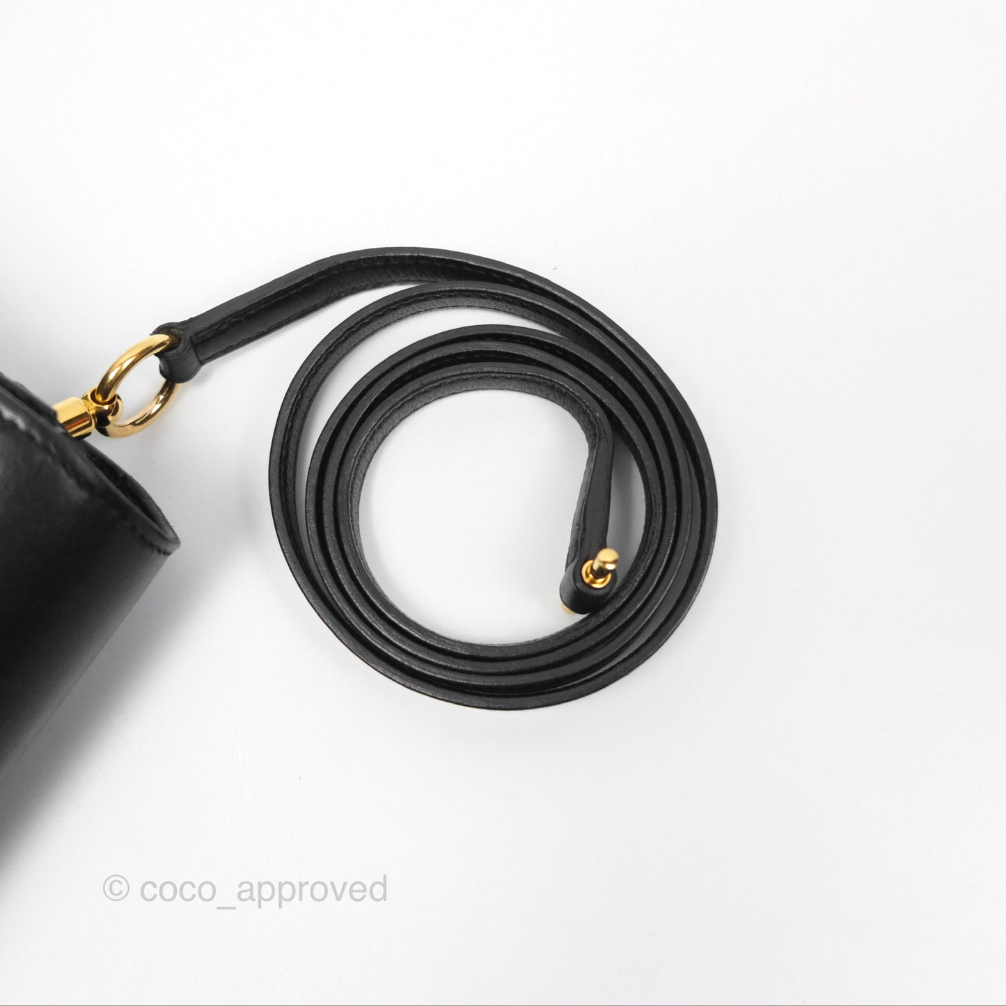Hermès Roulis Mini 18 Noir 89 Veau Evergrain Gold Hardware