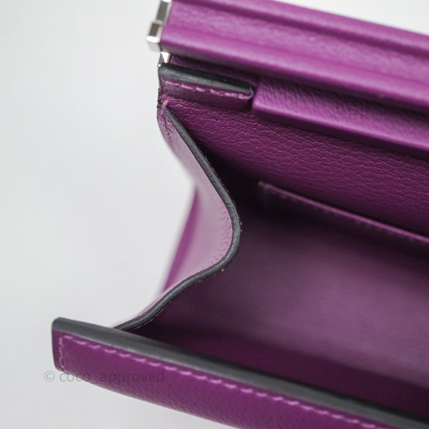 Hermes Clic H Bag Anemone P9 Veau Evercolor Palladium Hardware