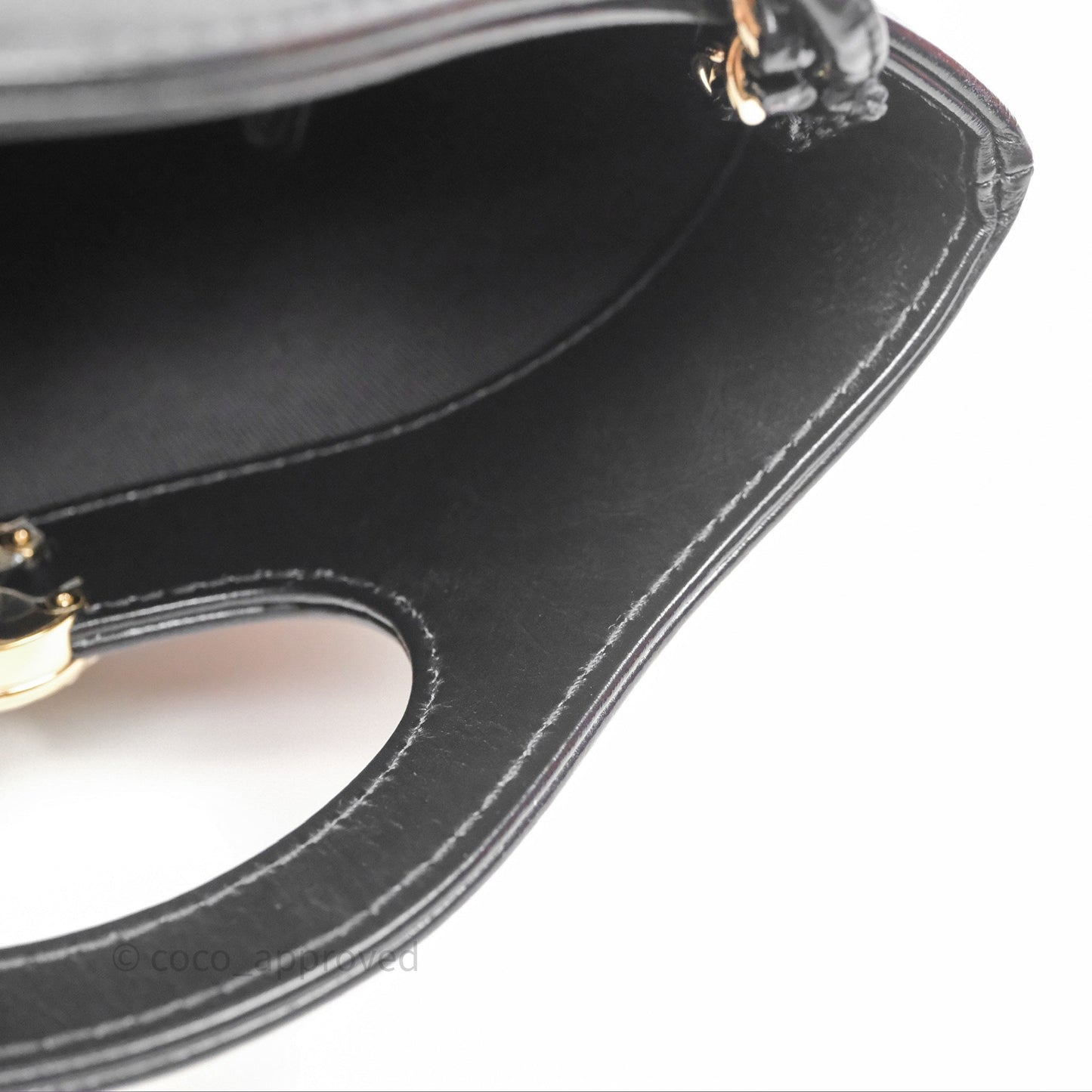 Chanel 31 Mini Black Shiny Lambskin Gold Hardware