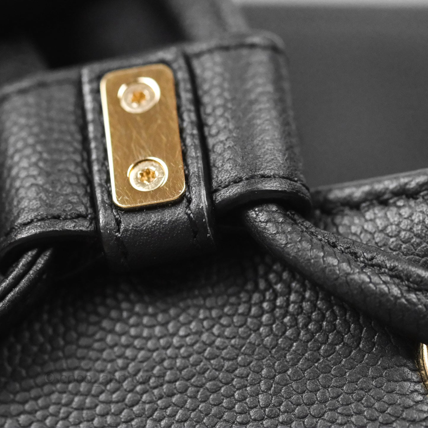 Chanel Quilted Business Affinity Backpack Black Caviar Gold Hardware