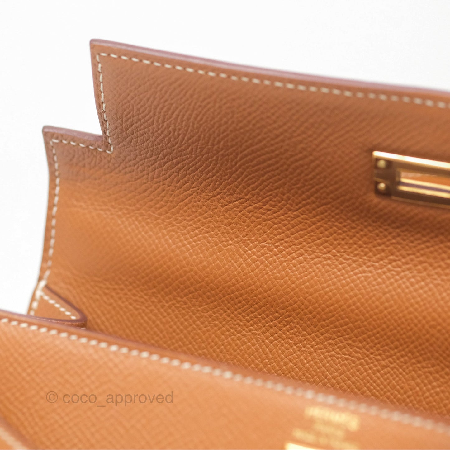 Hermès Kelly 25 Sellier Gold 37 Epsom Gold Hardware