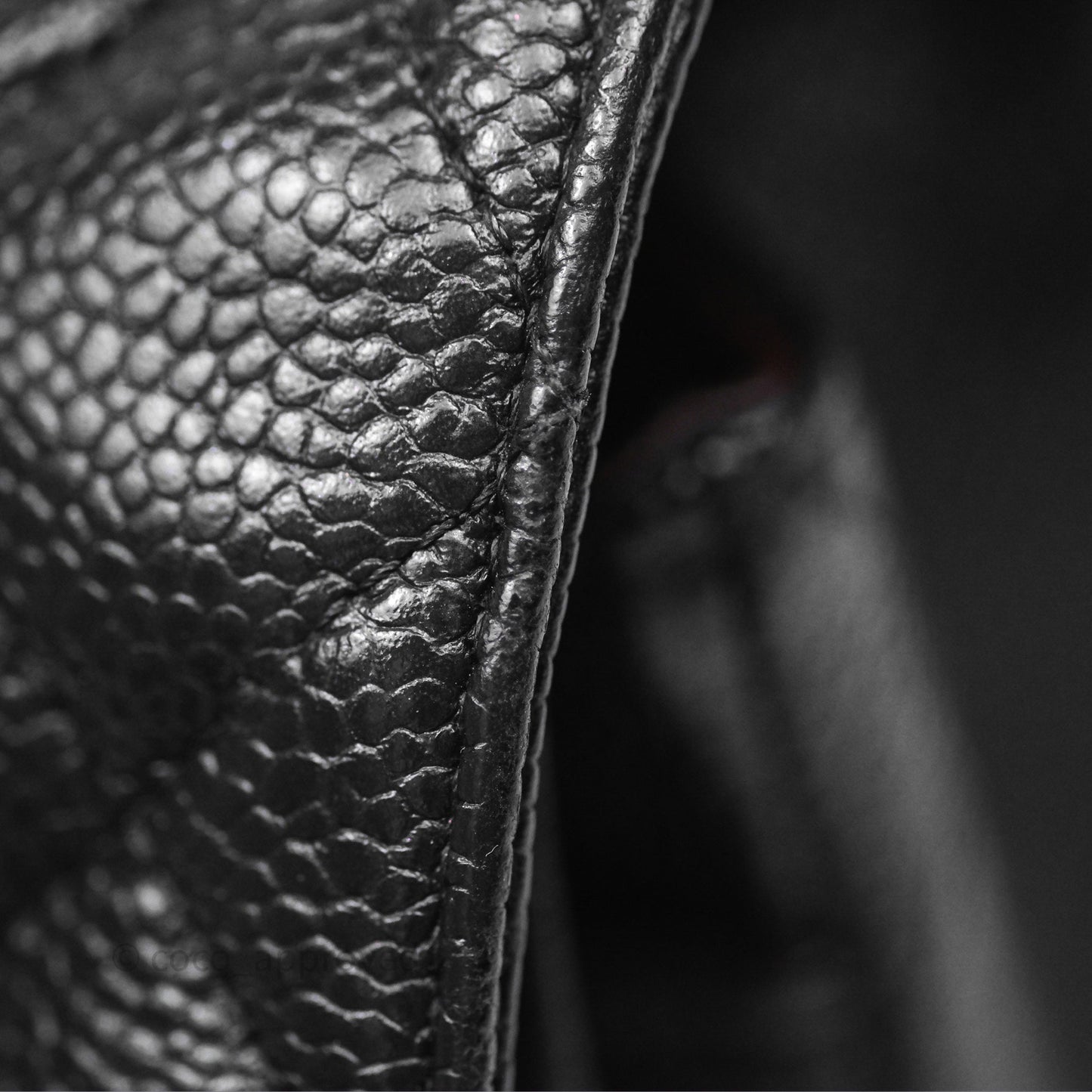 Chanel Classic M/L Medium Flap Quilted Black Caviar Silver Hardware