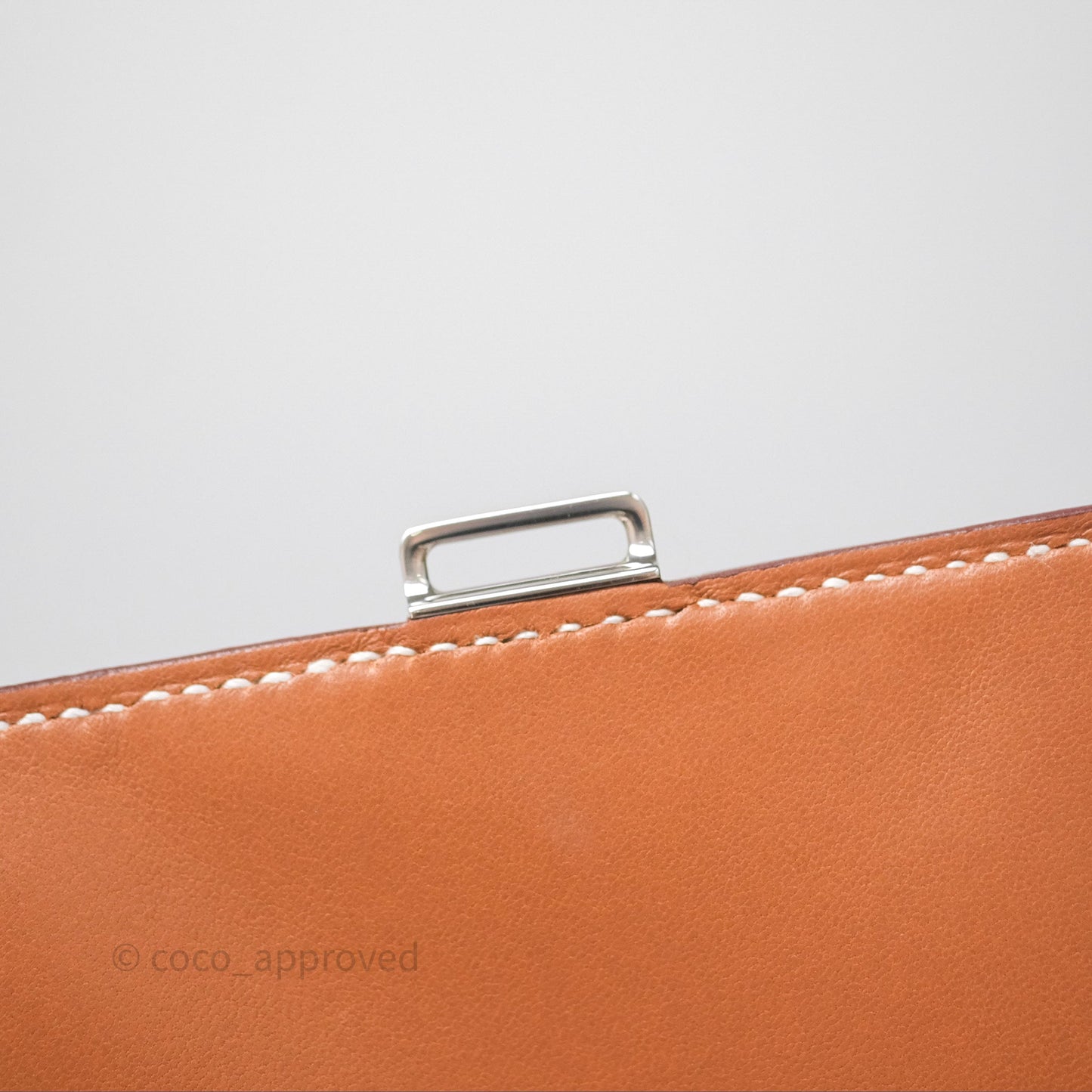 Hermès Della Cavalleria Mini Bag Gold 37 Epsom Palladium Hardware