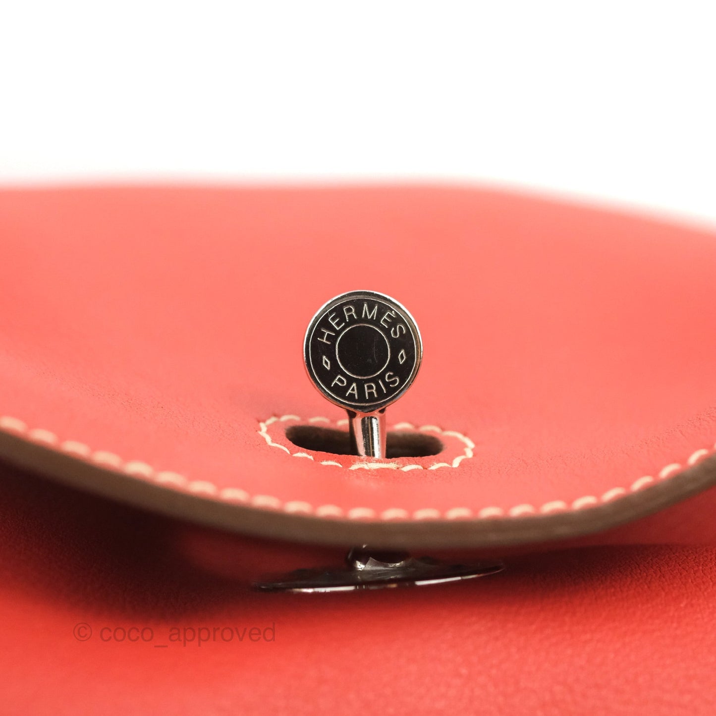 Hermès Lindy 30 Sanguine 9M Swift Palladium Hardware