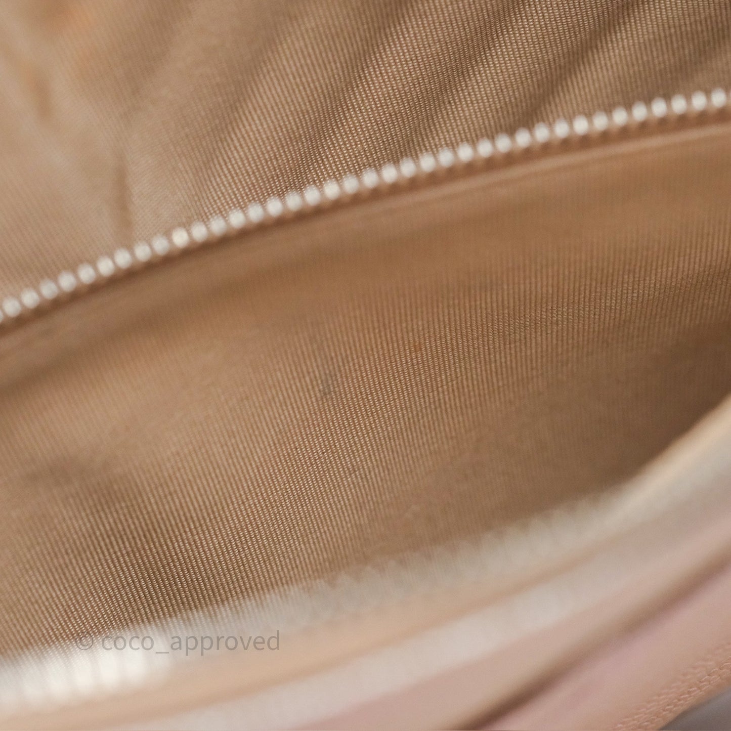Chanel Medium O Case Chevron Rose Gold Caviar Silver Hardware 17B