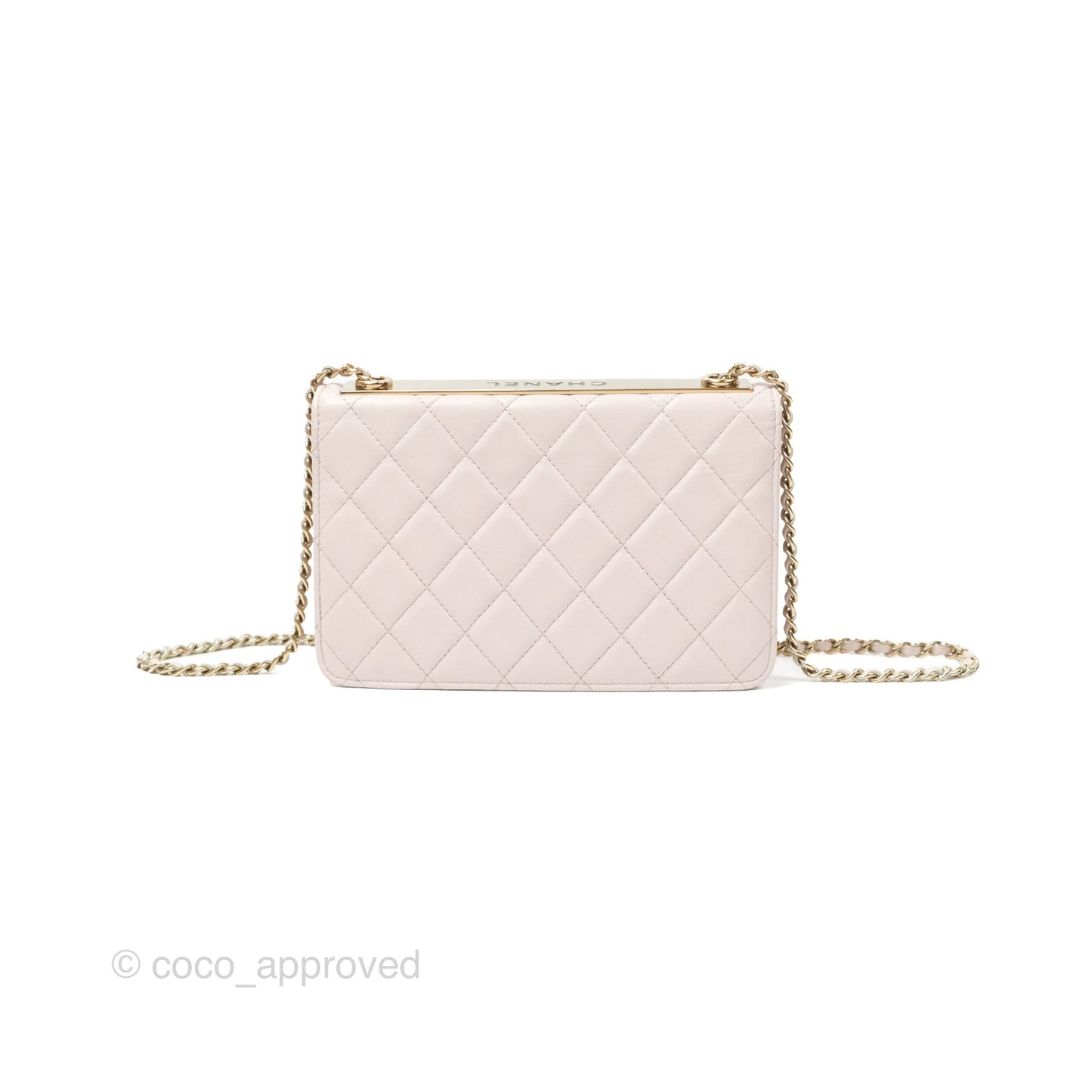 Chanel Trendy CC WOC Quilted Pink Lambskin Gold Hardware