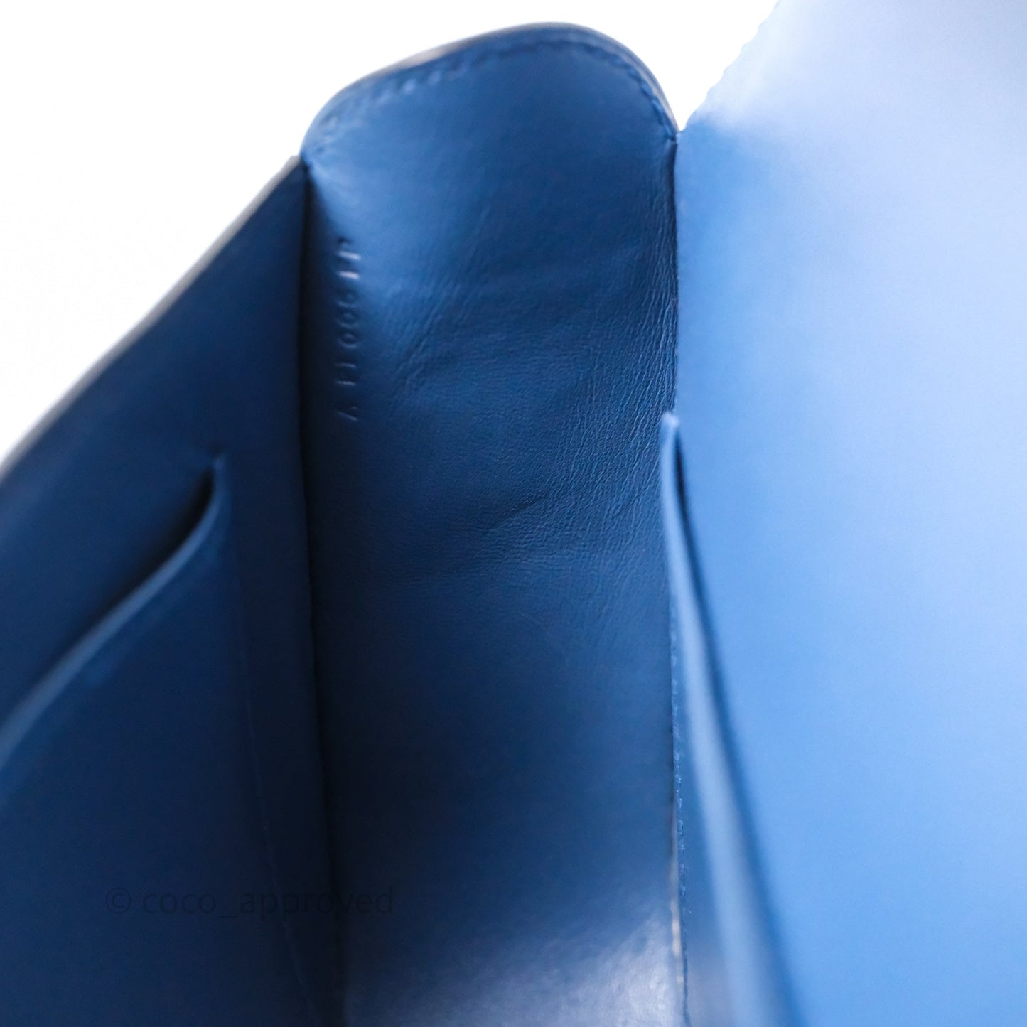 Hermès Cherche-Midi R2 Bleu Agate Epsom Palladium Hardware