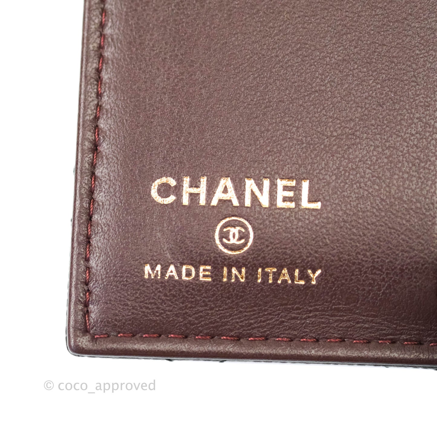 Chanel Classic Black Card Holder Caviar Gold Hardware