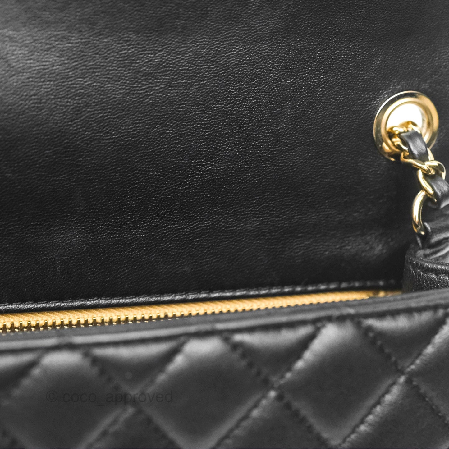 Chanel Ball Crush Mini Rectangular Black Lambskin Gold Hardware 23C