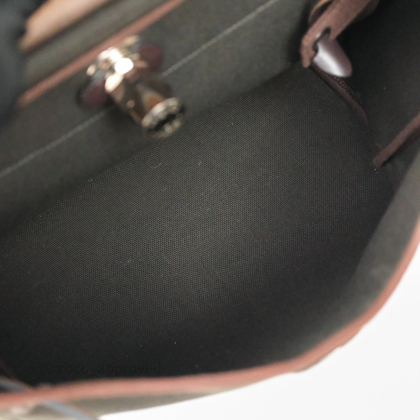 Hermès Herbag Zip 31 Dark Bronze Ebene 46 Palladium Hardware