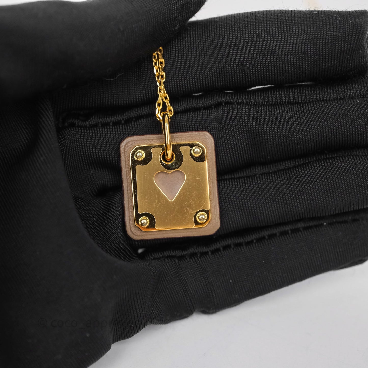 Hermès As De Coeur Necklace