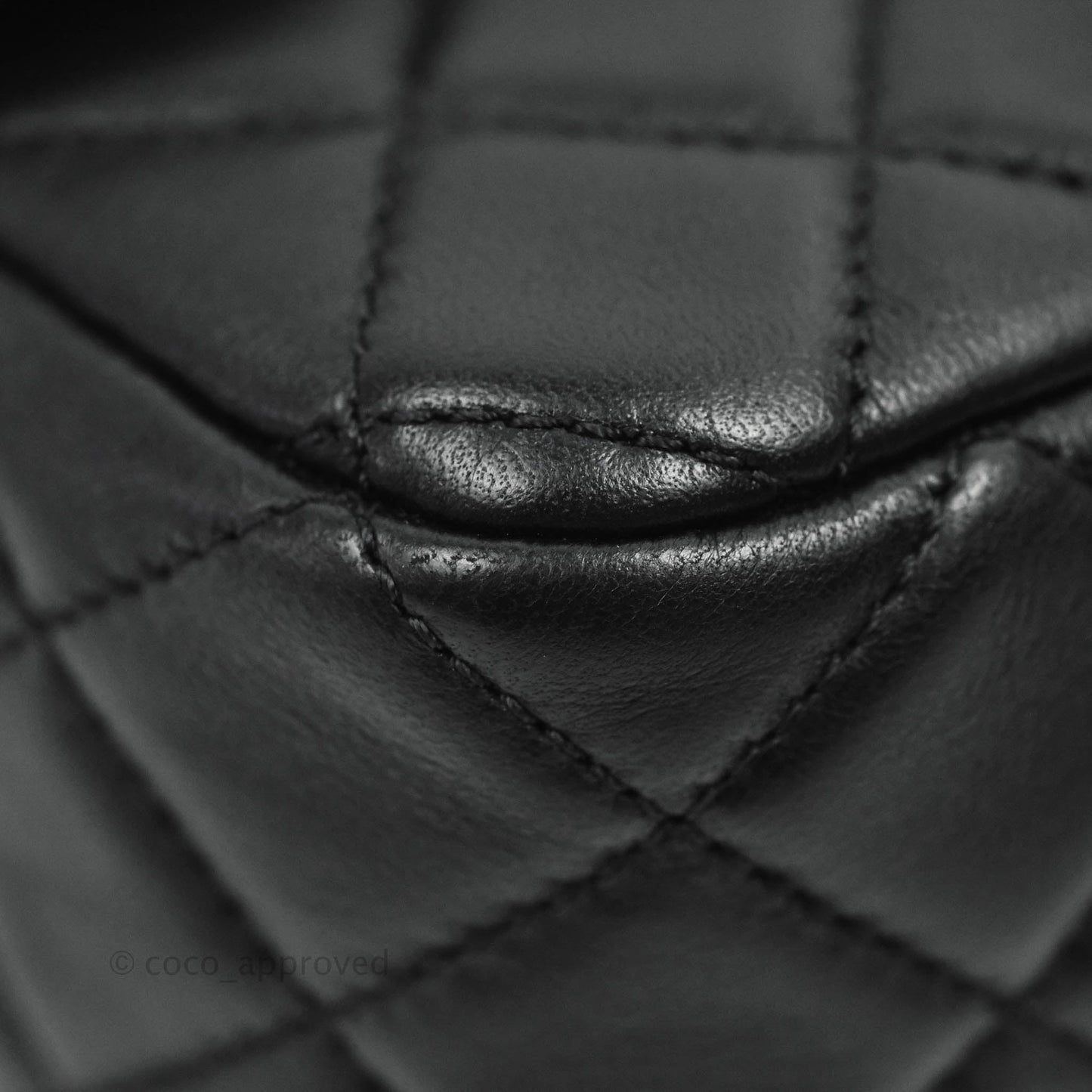 Chanel Mini Rectangular Pearl Crush Quilted Black Lambskin Gold Hardware