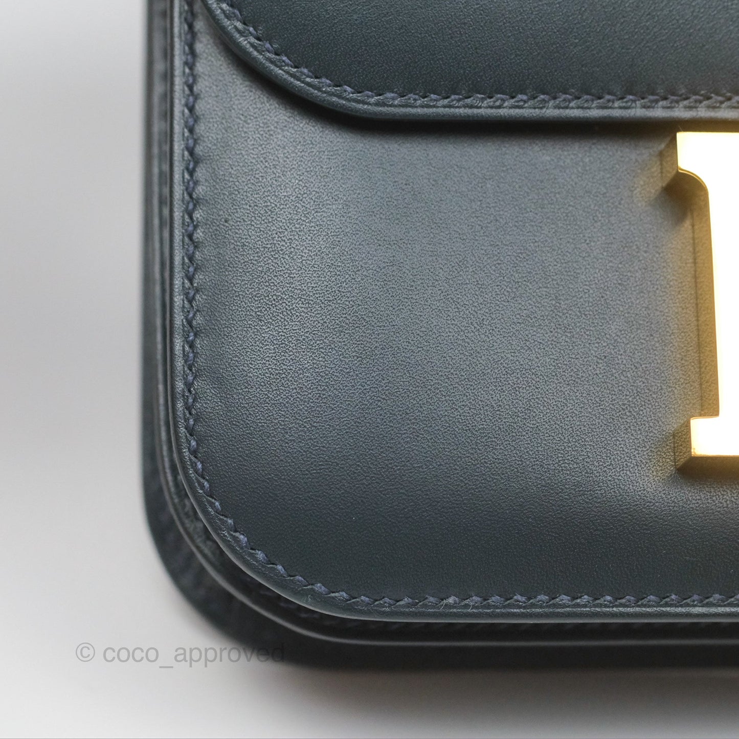 Hermès Constance Mini 18cm Veau Rousseau Veau Monsieur Gold Hardware