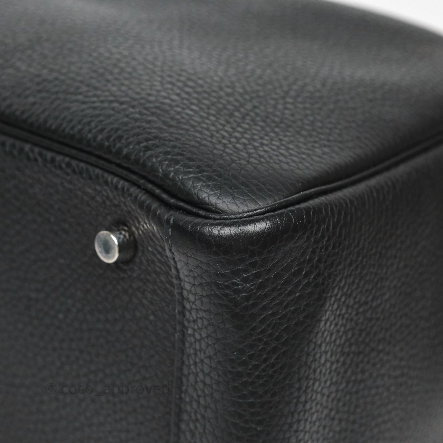 Hermès Lindy 30 Black Clemence Palladium Hardware