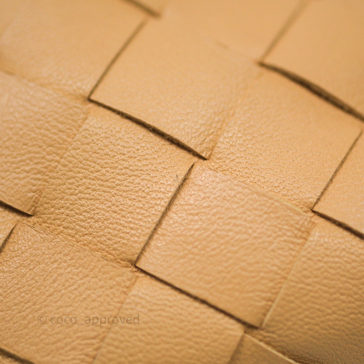 Bottega Veneta Mini Jodie Bag Intrecciato Almond Lambskin