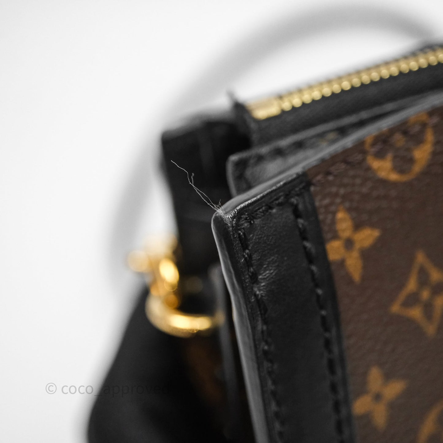 Louis Vuitton Monogram Reverse Trunk Clutch Bag