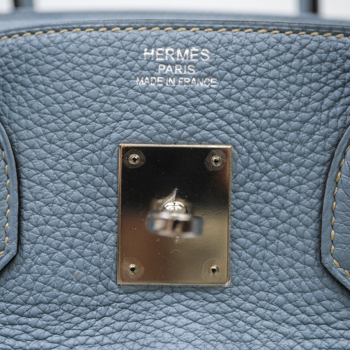 Hermès Birkin 35 Blue Ciel Togo Palladium Hardware