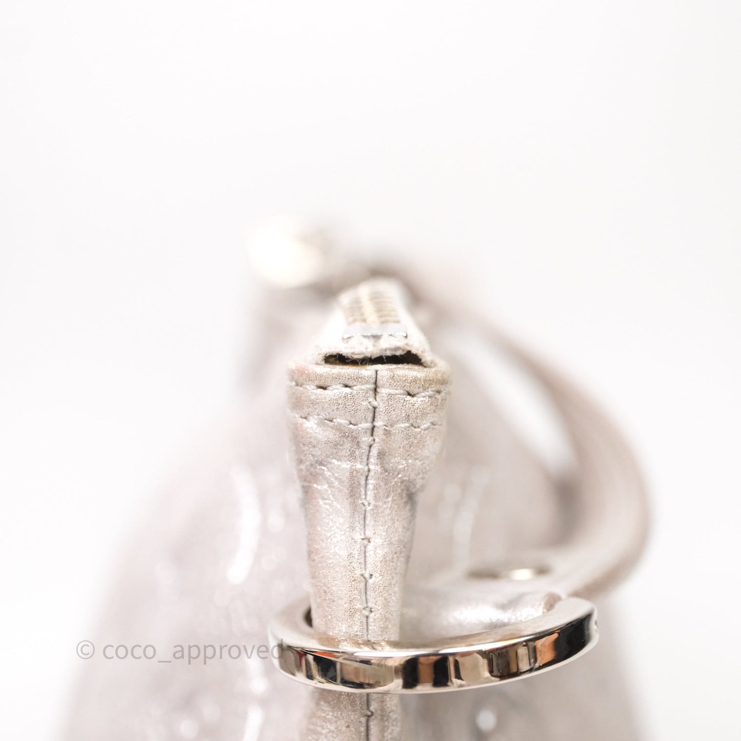 Louis Vuitton Monogram Shimmer Halo Bag Silver