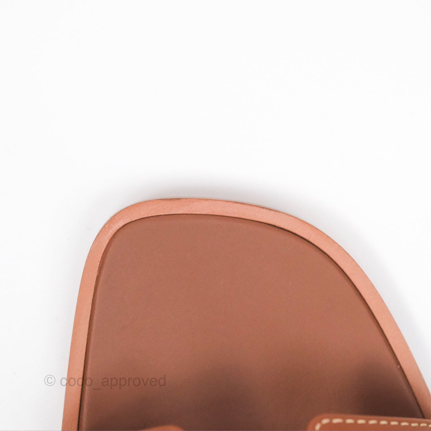 Hermès Oran Sandals in Gold Size 40.5