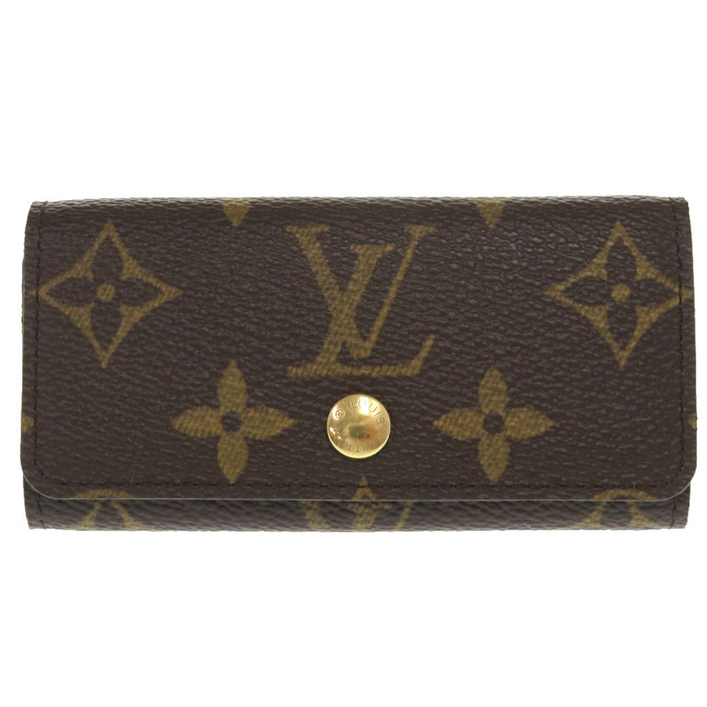 LOUIS VUITTON Key case Key holder  M69517 Monogram canvas Brown 4 hooks Monogram Multicles4 Women