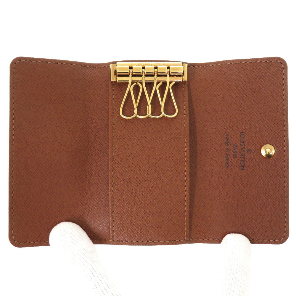 LOUIS VUITTON Key case Key holder  M69517 Monogram canvas Brown 4 hooks Monogram Multicles4 Women