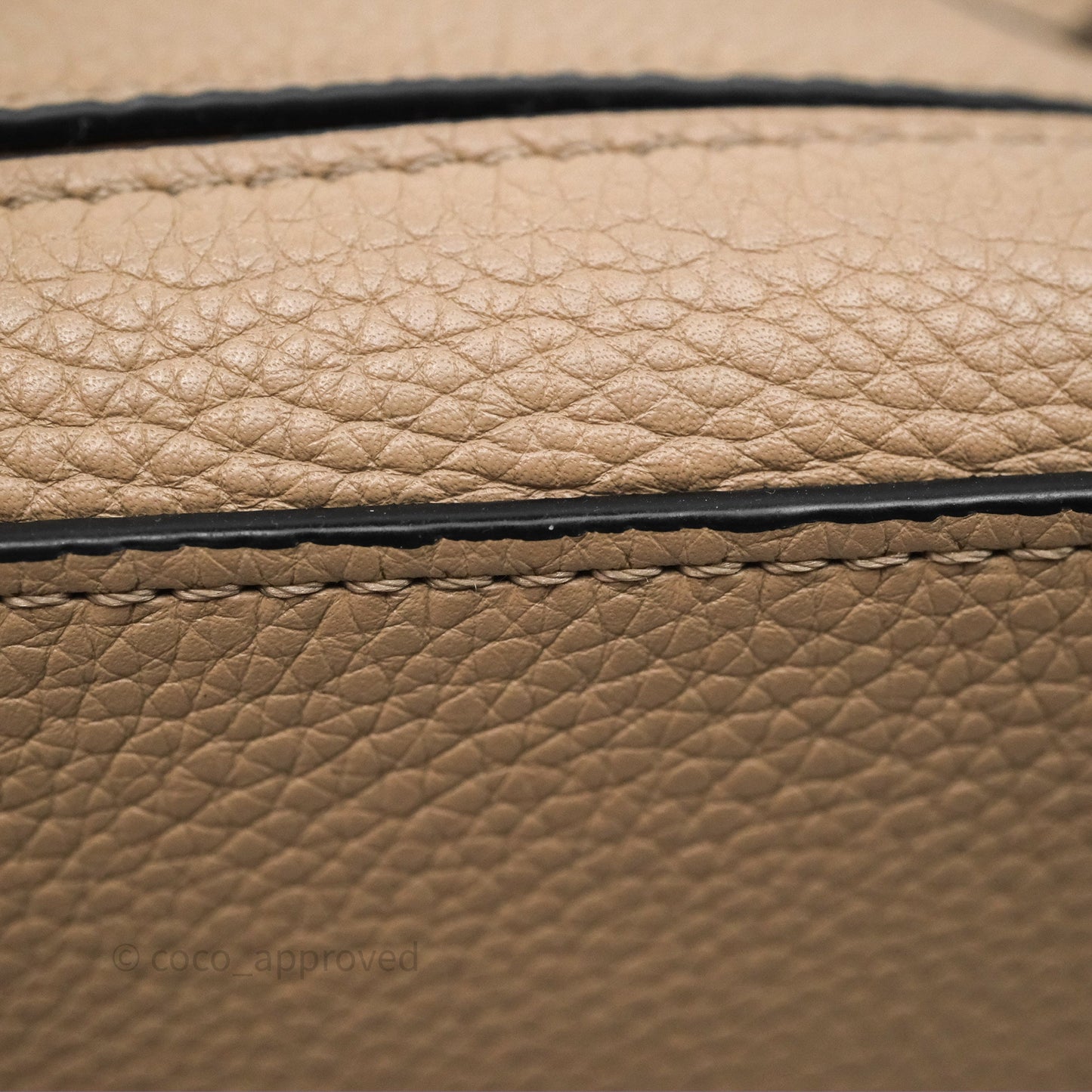 Loewe Small Puzzle Bag Sand Mink Grained Calfskin