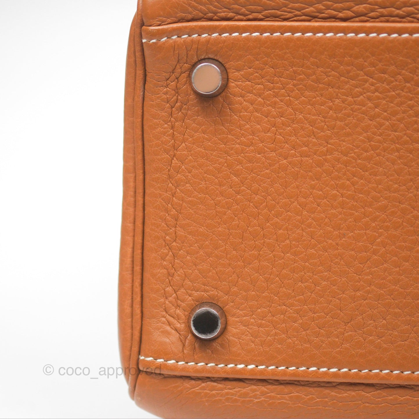 Hermès Kelly 32 Retourne Gold Togo Palladium Hardware