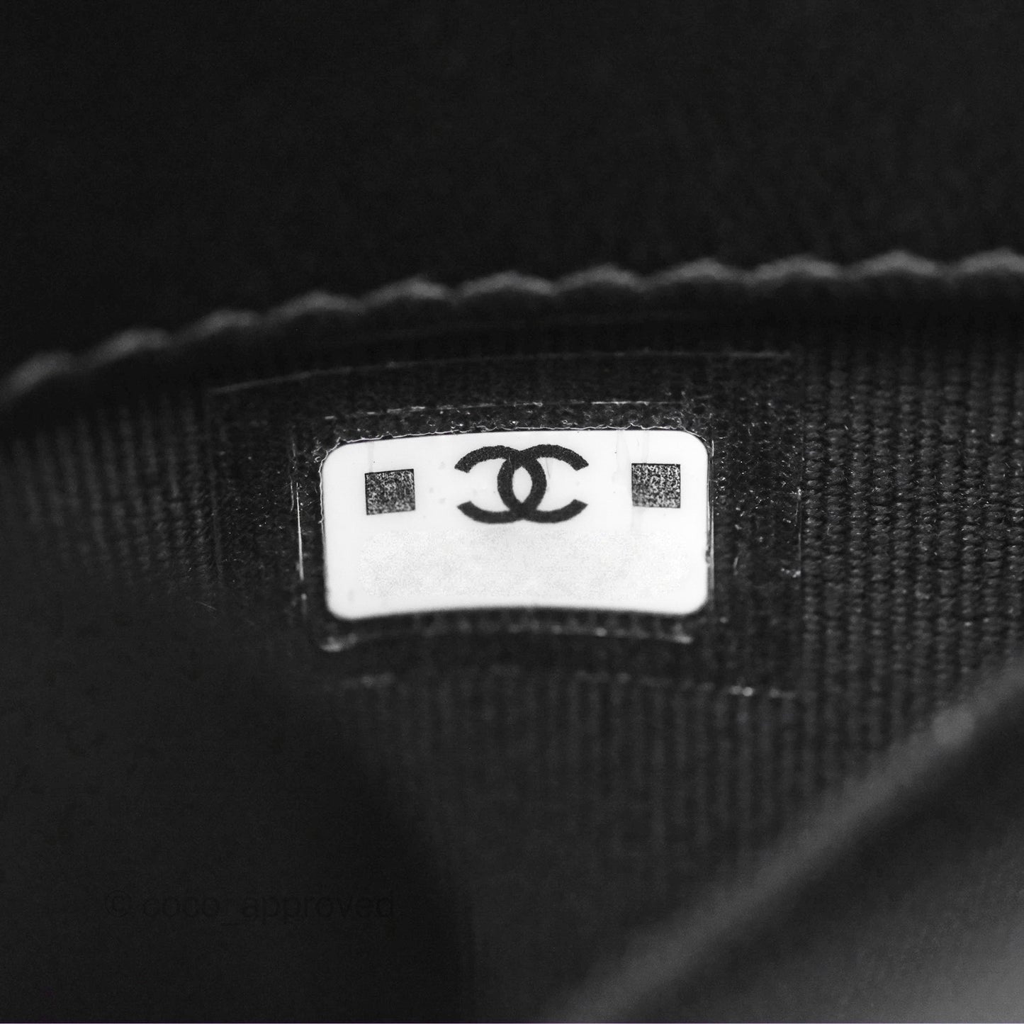Chanel Clutch With Chain Black Lambskin Gold Hardware 23A
