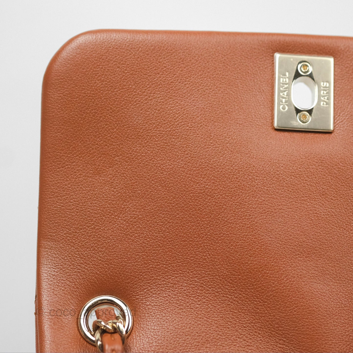 Chanel Medium Duma Backpack Tan Brown Calfskin Gold Hardware