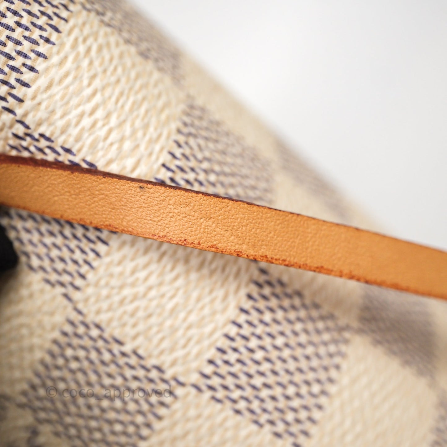 Louis Vuitton Neverfull MM Damier Azur Canvas Tote Bag