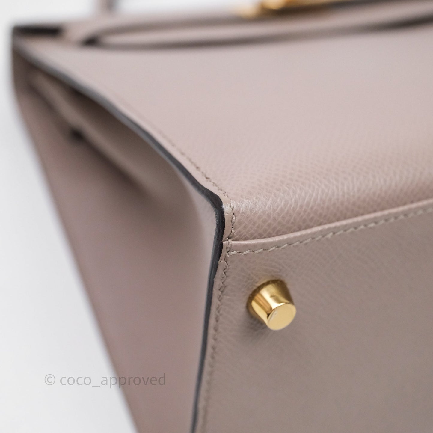 Hermes Kelly 28 Gris Asphalte Epsom Gold Hardware