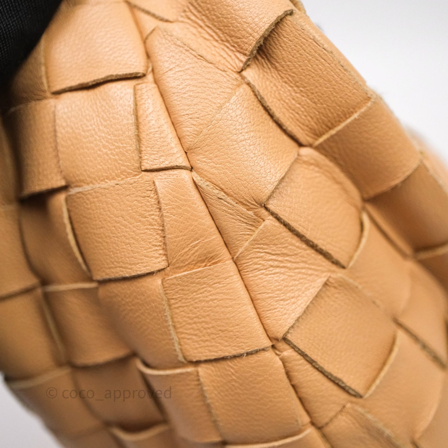 Bottega Veneta Mini Jodie Bag Intrecciato Beige Lambskin
