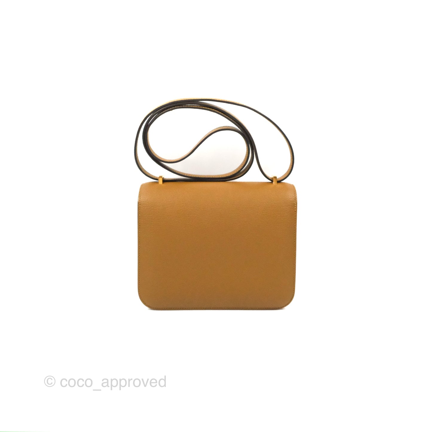 Hermès Constance Mini 18cm Kraft Chevre Mysore Gold Hardware