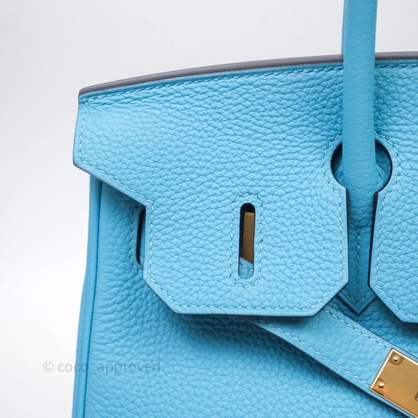 Hermès Birkin 30 Bleu De Nord P3 Togo Gold Hardware