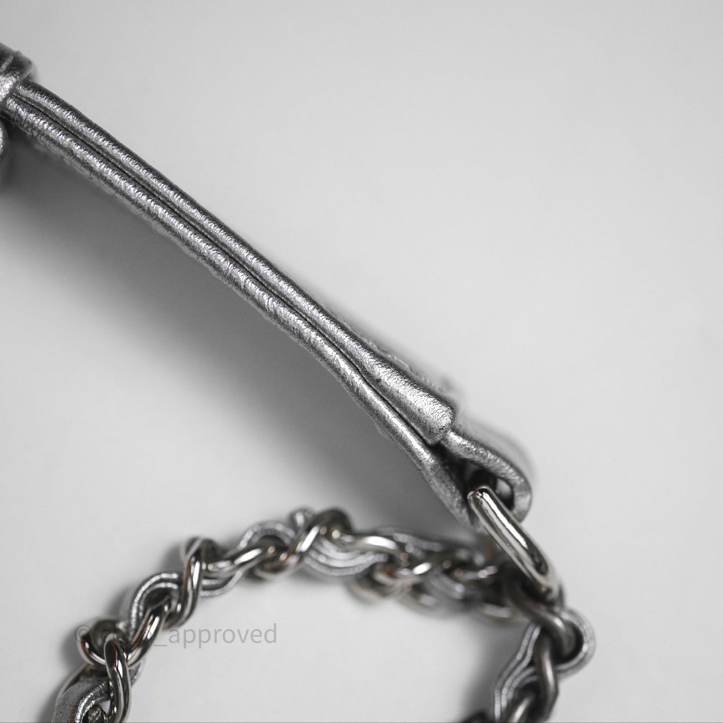 Chanel Large Gabrielle Hobo Metallic Silver Aged Calfskin Mixed Hardware